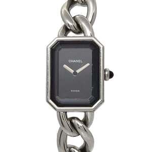 CHANEL Premiere Women's Watch, Size L, H0452, Black Quartz Movement